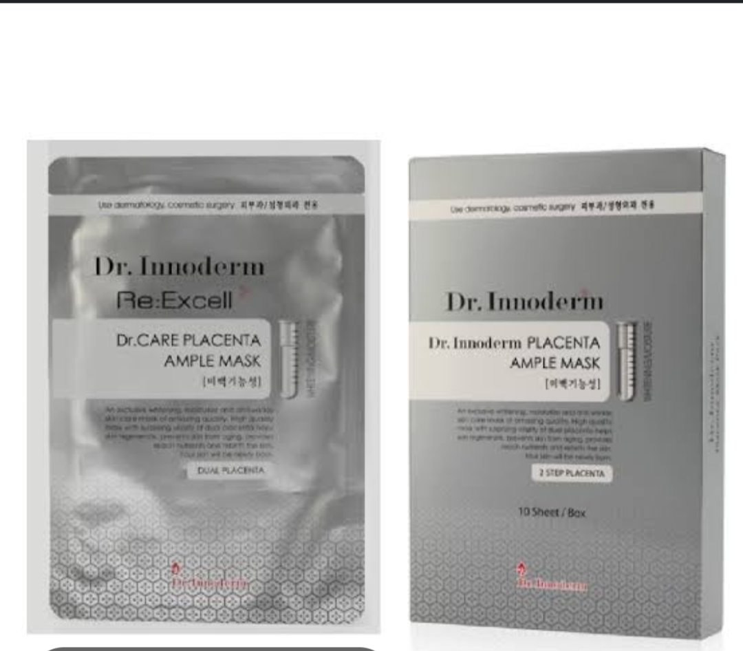 Dr. Innoderm Re: Excell Dr. Care Placenta Ample Mask, 25ml Face Mask, Skin  Mask, Facial Mask 1PC - Beauty Glam Inc